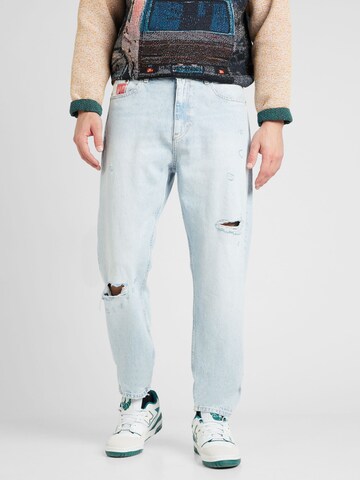 Tommy Jeans Tapered Jeans 'Isaac' in Blauw: voorkant