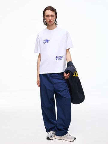 Bershka Shirt in White