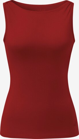 CURARE Yogawear Sports Top 'Flow' in Red: front