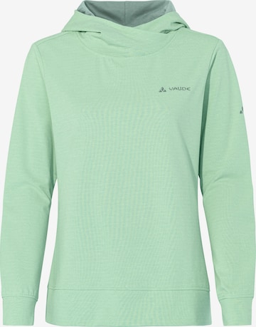 VAUDE Sports sweatshirt 'Tuenno' in Green: front