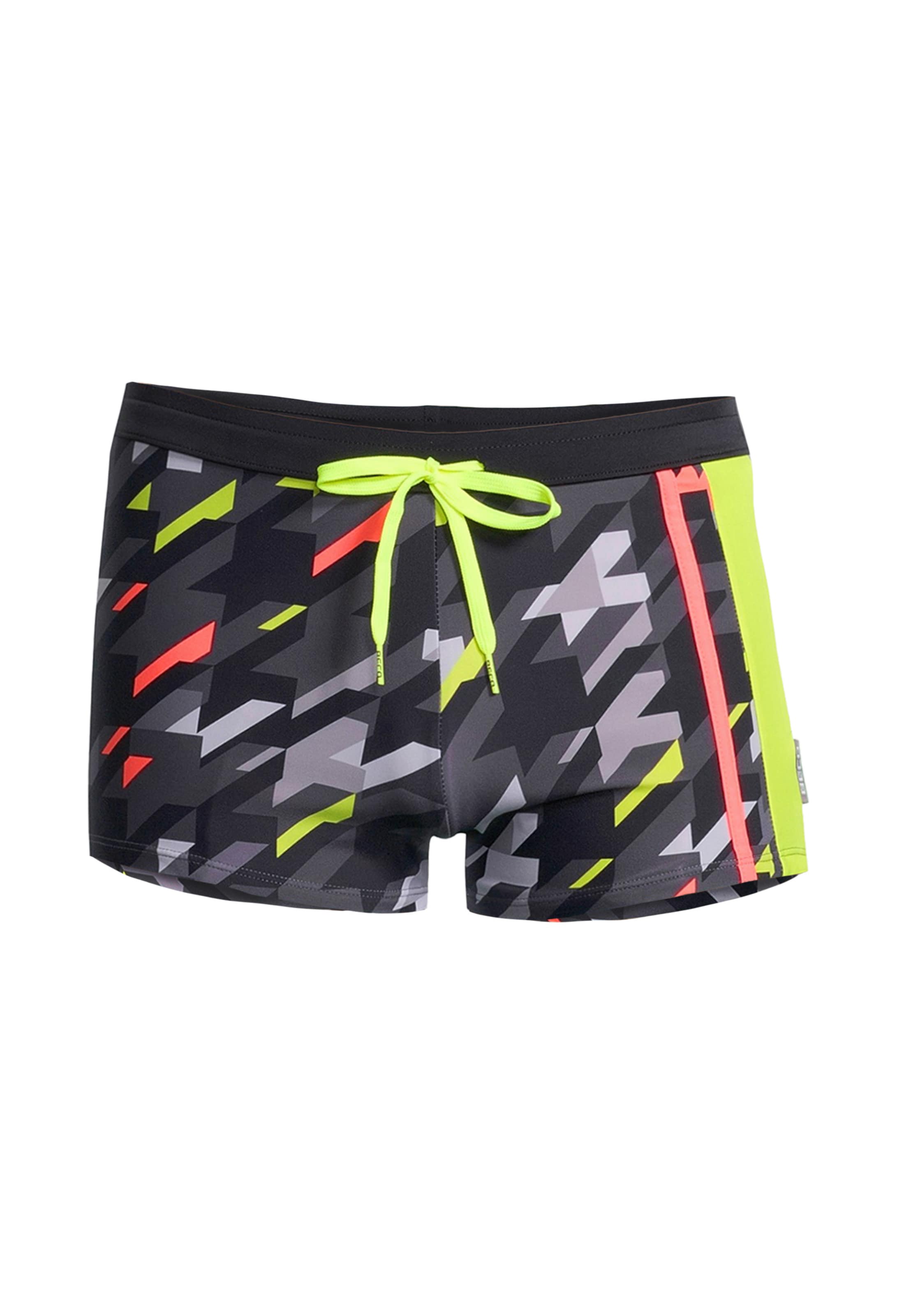 BECO the world of aquasports Badehose 'SUNSET' in Schwarz: Vorderseite