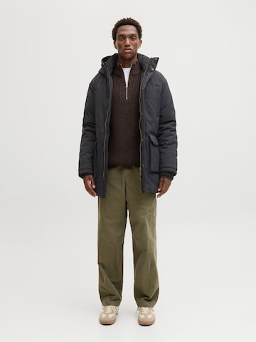 JACK & JONES Vinterparka 'FINN' i sort