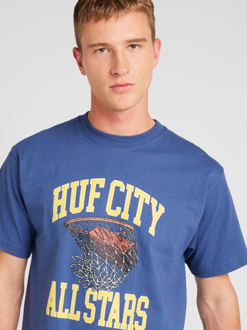 HUF T-shirt i blå