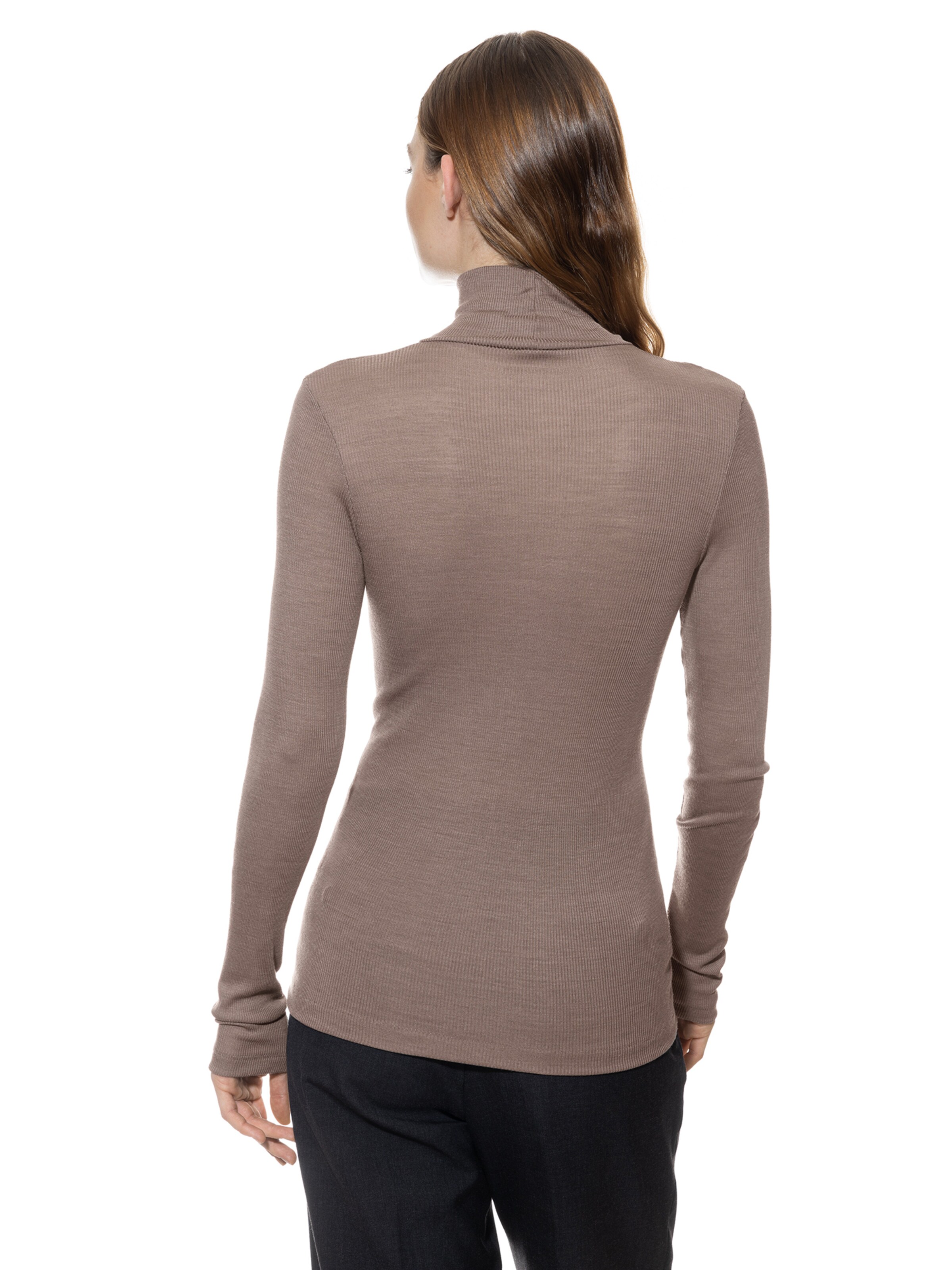 Mey Shirt 'Wool Love' in Braun