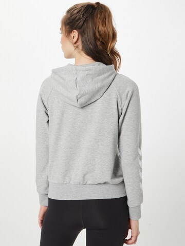 Hummel Athletic Zip-Up Hoodie 'Noni' in Grey