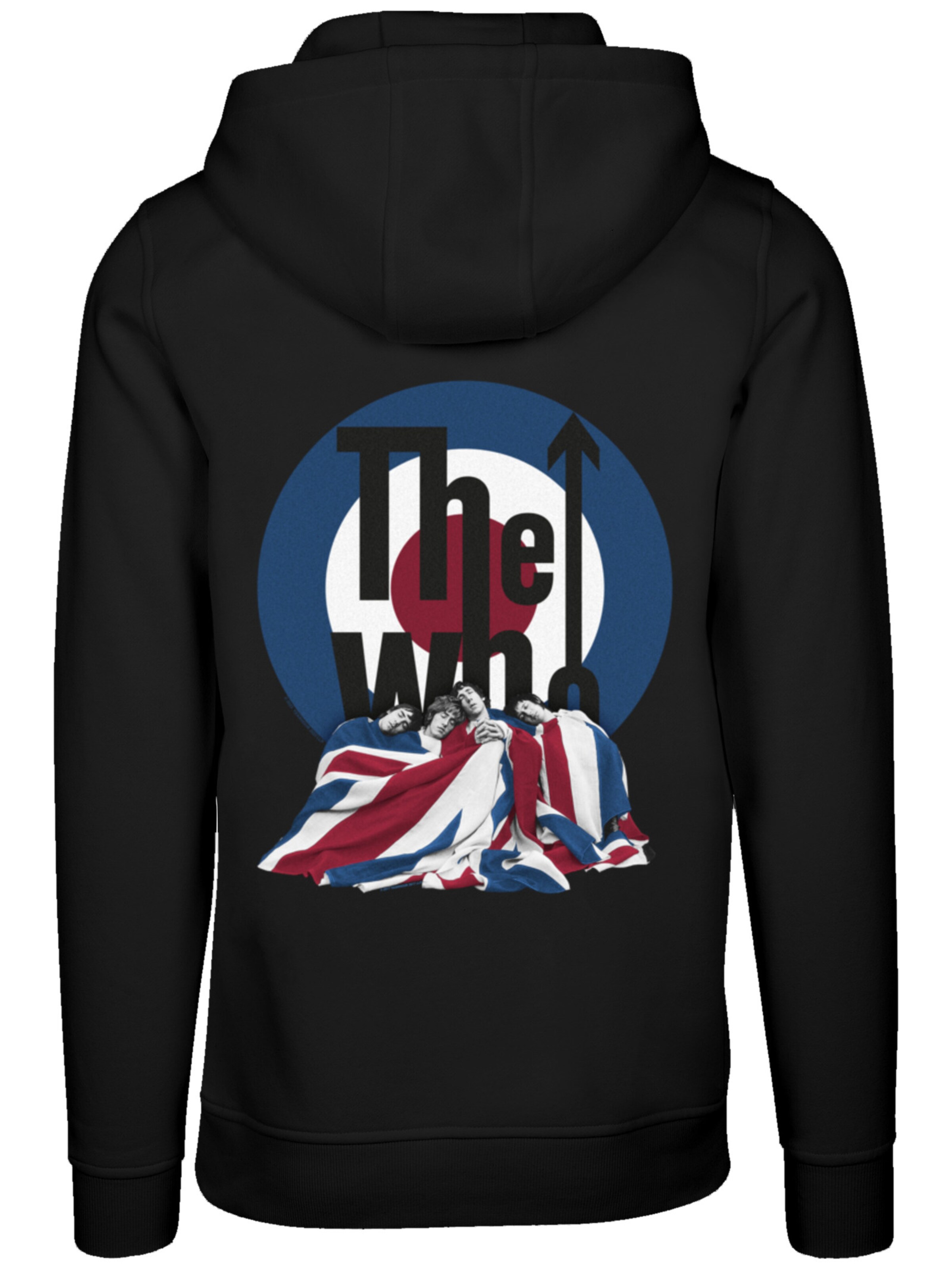 Sweat-shirt 'The Who Flag Blanket' F4NT4STIC en noir