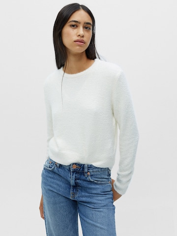 Pull&Bear Sweter w kolorze beżowy: przód