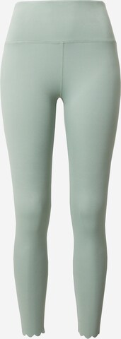 Skinny Pantalon de sport Bally en vert : devant