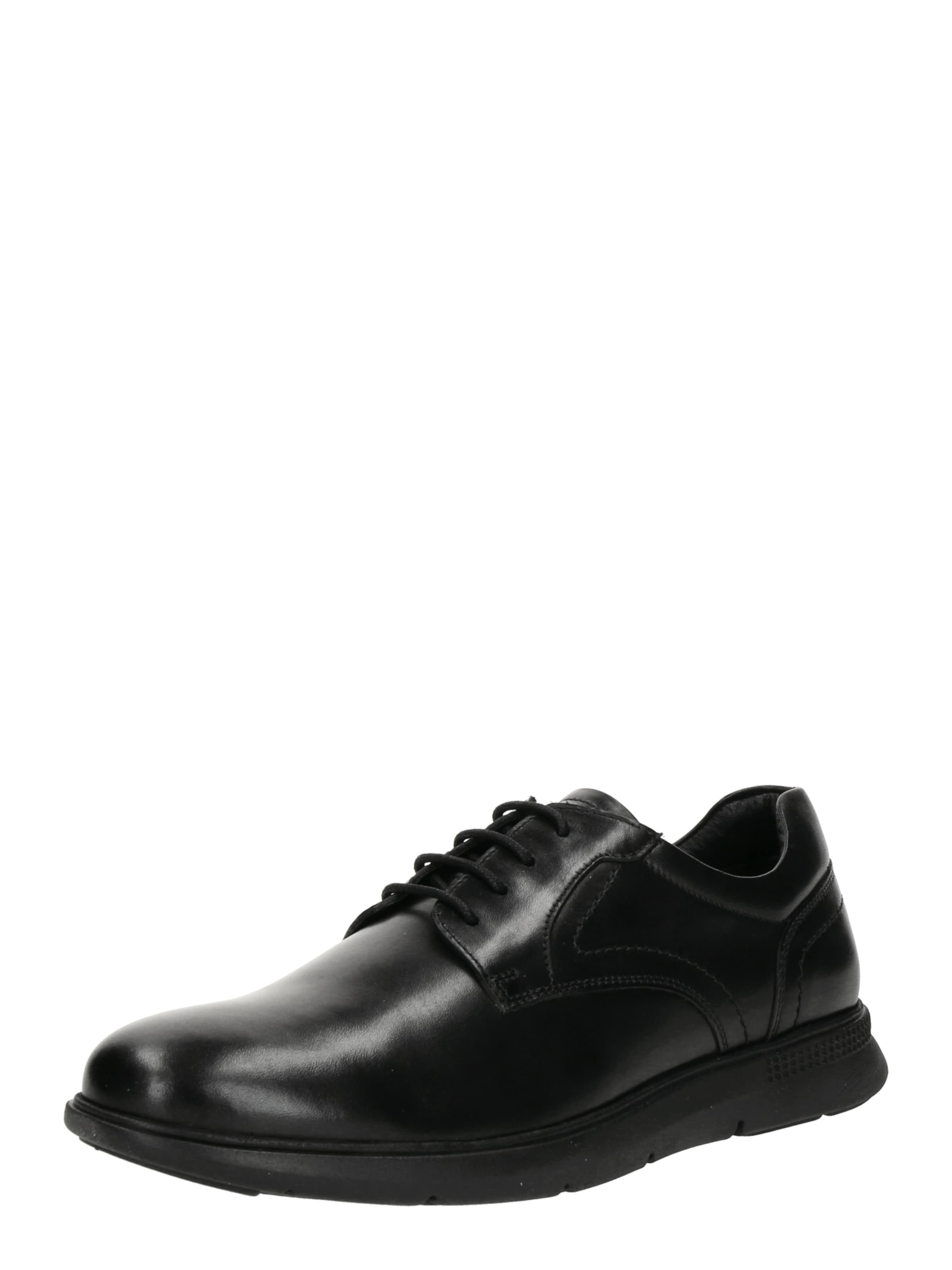 ABOUT YOU Athletic Lace-Up Shoes 'Leandro' in Black: front