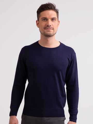 CASH-MERE.CH Sweater in Blue: front