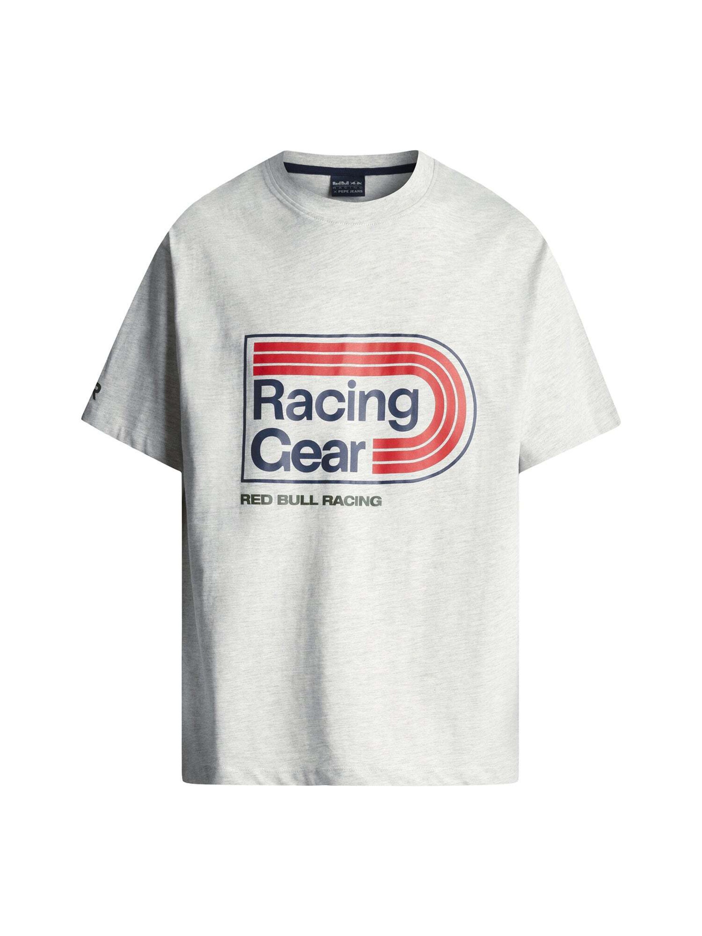 Maglietta 'RACING GEAR' di Red Bull Racing x Pepe Jeans in grigio: frontale