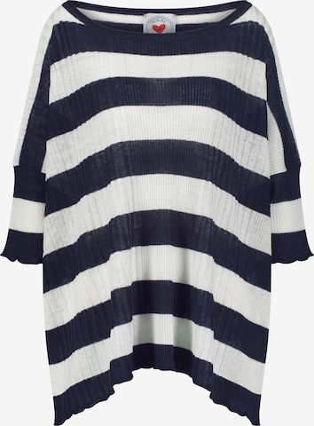 Frogbox Oversized Sweater in Blue: front