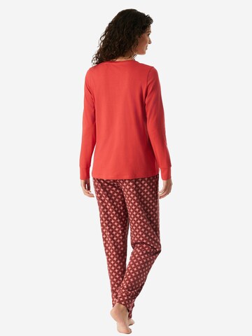 SCHIESSER Pajama ' Comfort Essentials ' in Red