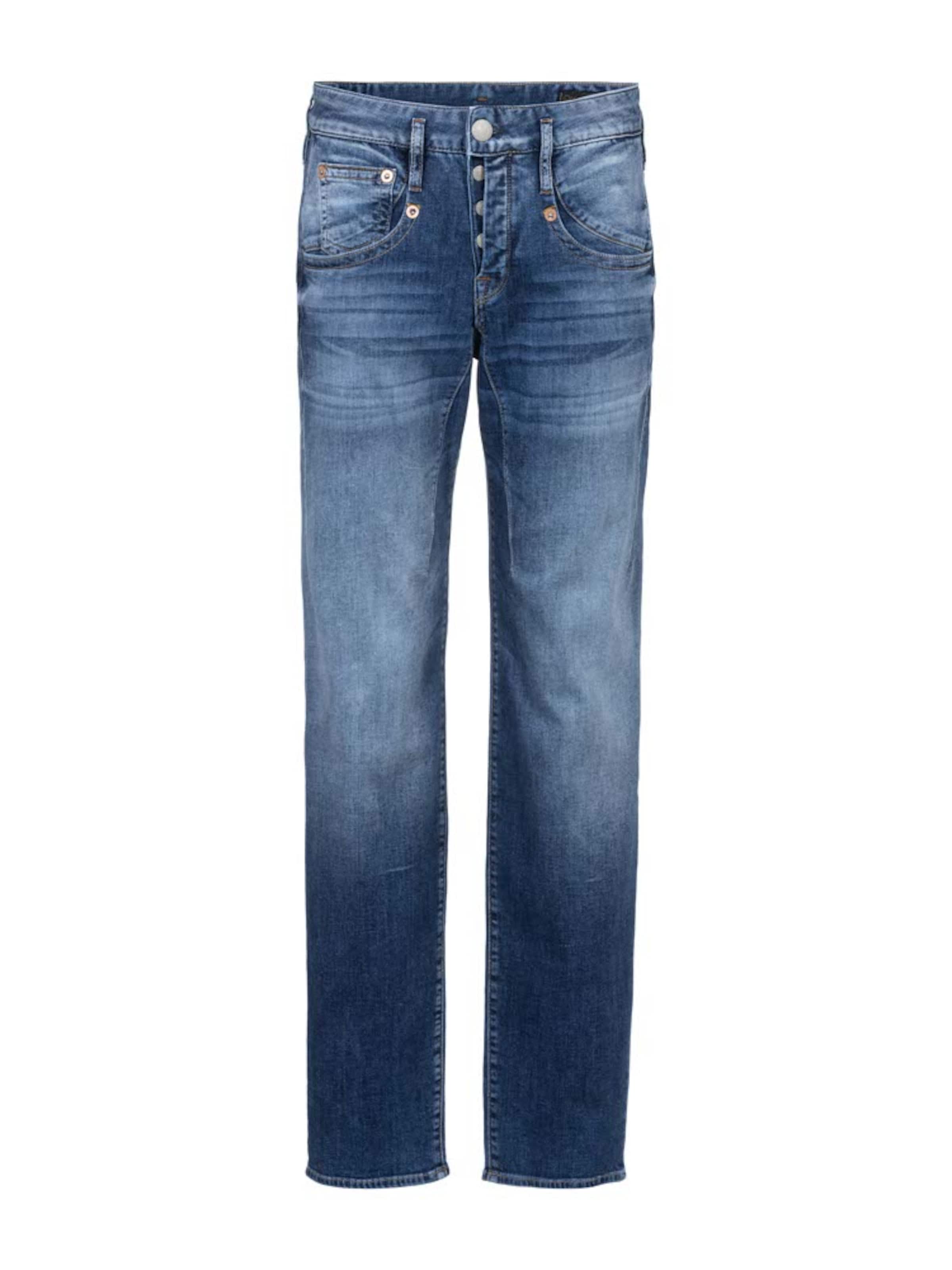 Herrlicher Avar lõige Teksapüksid, värv sinine: eest vaates