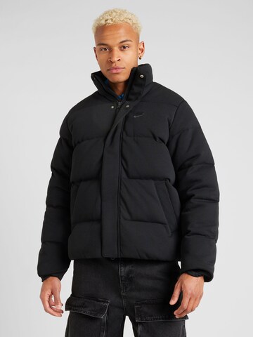 Nike Sportswear Sports sweat jacket in Black: front