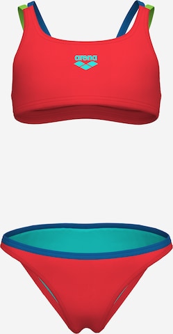 ARENA Sportbikini in Rot: Vorderseite