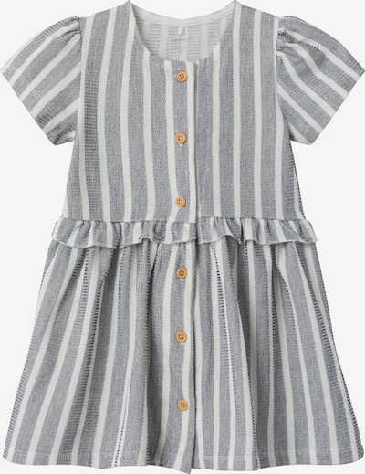 NAME IT Robe 'FREDERIKKE' en bleu-gris / blanc, Vue avec produit