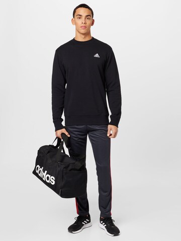 ADIDAS SPORTSWEAR Sports sweatshirt 'Essentials French Terry Embroidered Small Logo' in Black