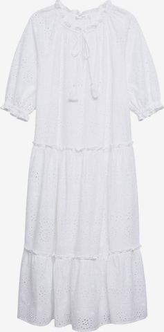 Robe 'ISLAND' MANGO en blanc : devant