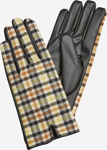 s.Oliver Full Finger Gloves in Beige: front