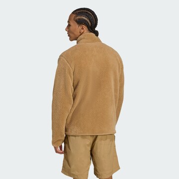 Giacca di pile 'Trefoil Essentials' di ADIDAS ORIGINALS in marrone