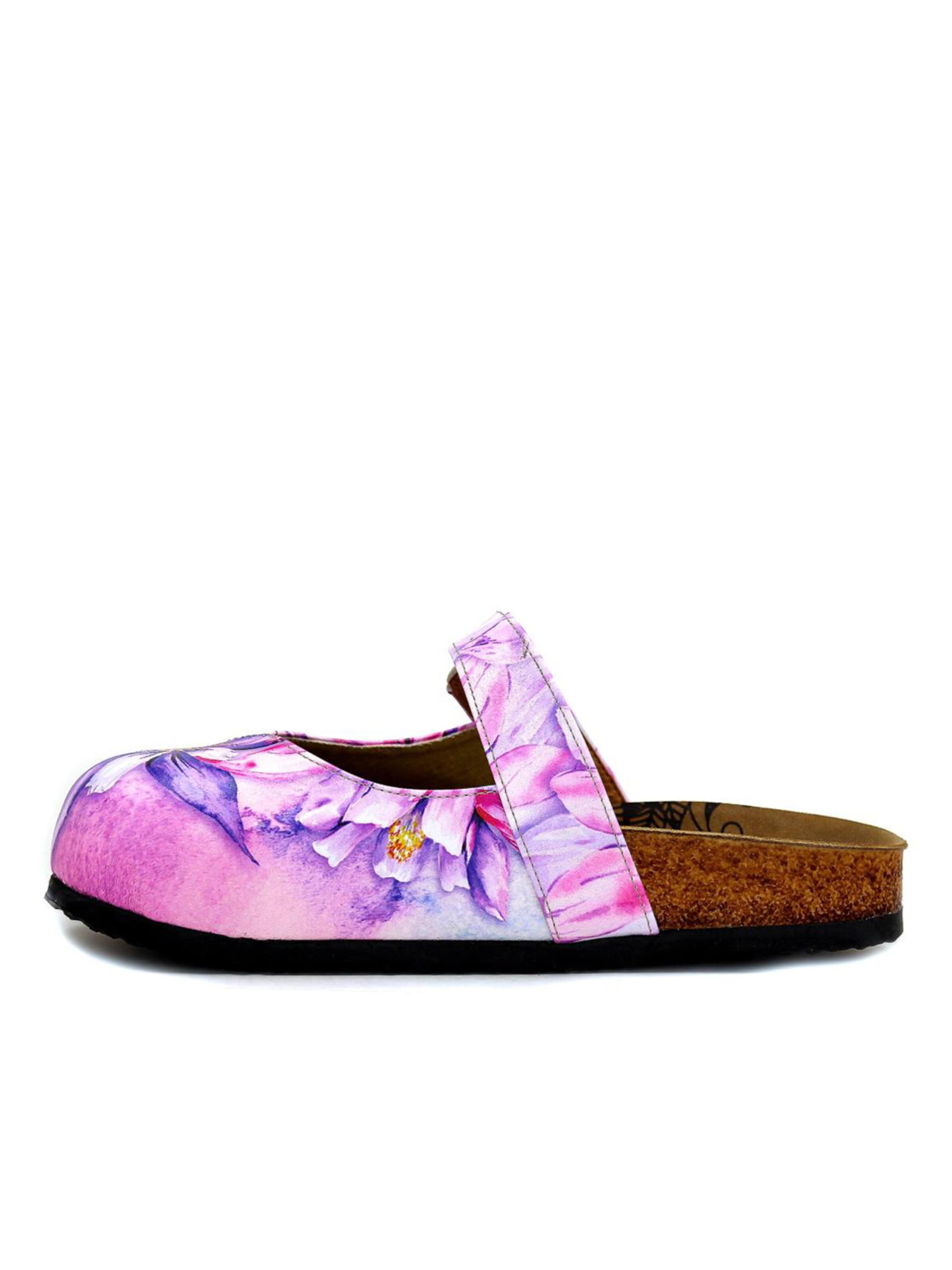 Clogs 'Calceo' di Goby in rosa: frontale