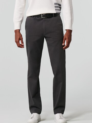 Regular Pantalon chino MEYER en gris : devant