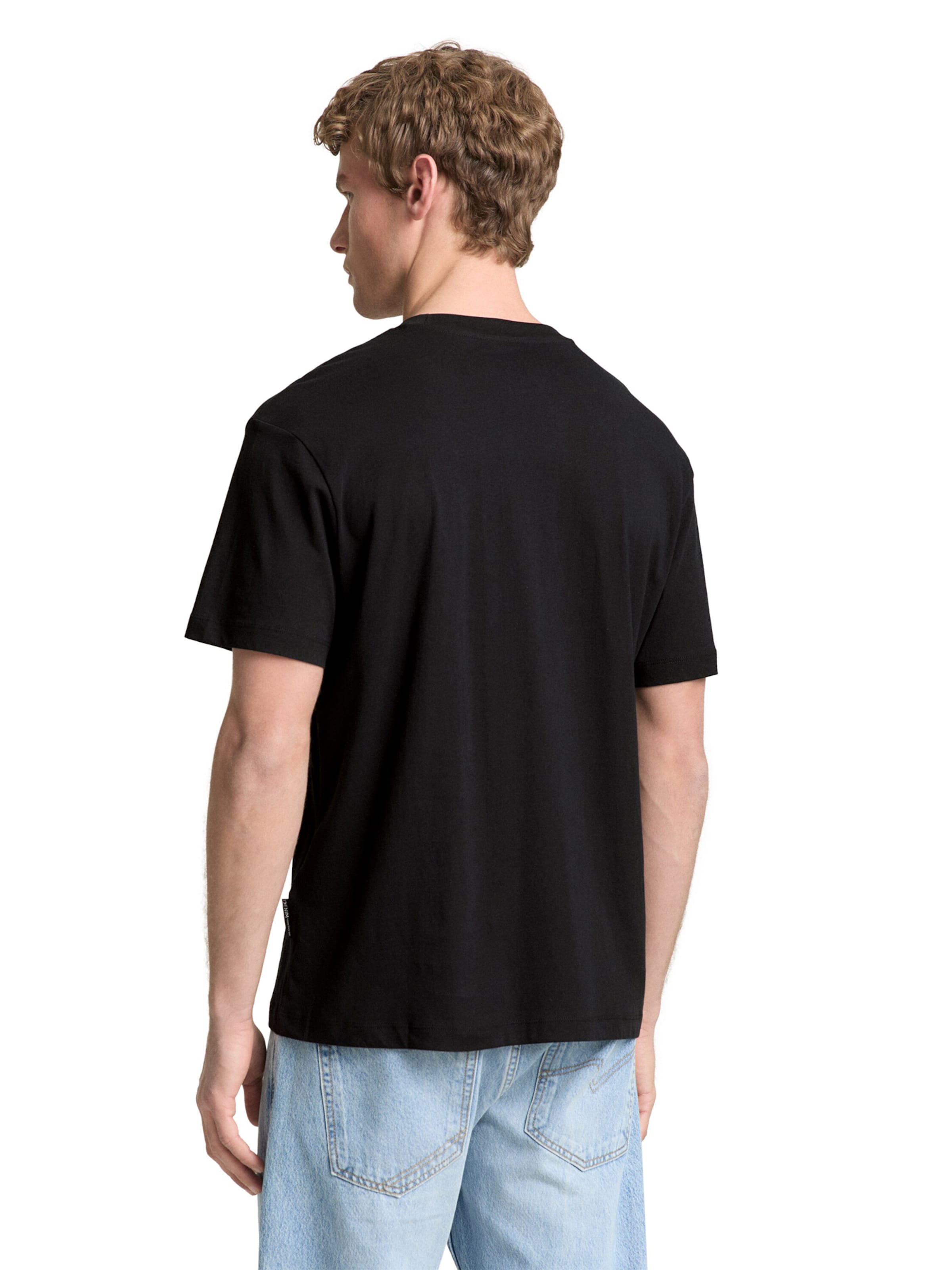 TOM TAILOR DENIM Bluser & t-shirts i sort