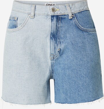 ONLY Regular Shorts 'HAPPY' in Blau: predná strana