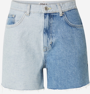 ONLY Regular Shorts 'HAPPY' in Blau: predná strana