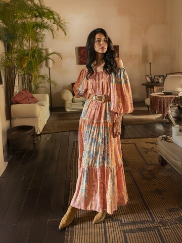 Robe Miss June en mélange de couleurs