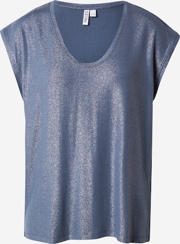 T-shirt 'PCALICE' PIECES Curve en bleu : devant