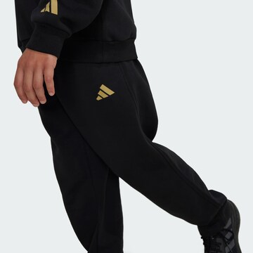 ADIDAS PERFORMANCE Loosefit Sporthose 'Messi' in Schwarz