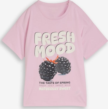 TOM TAILOR T-Shirt in Pink: Vorderseite