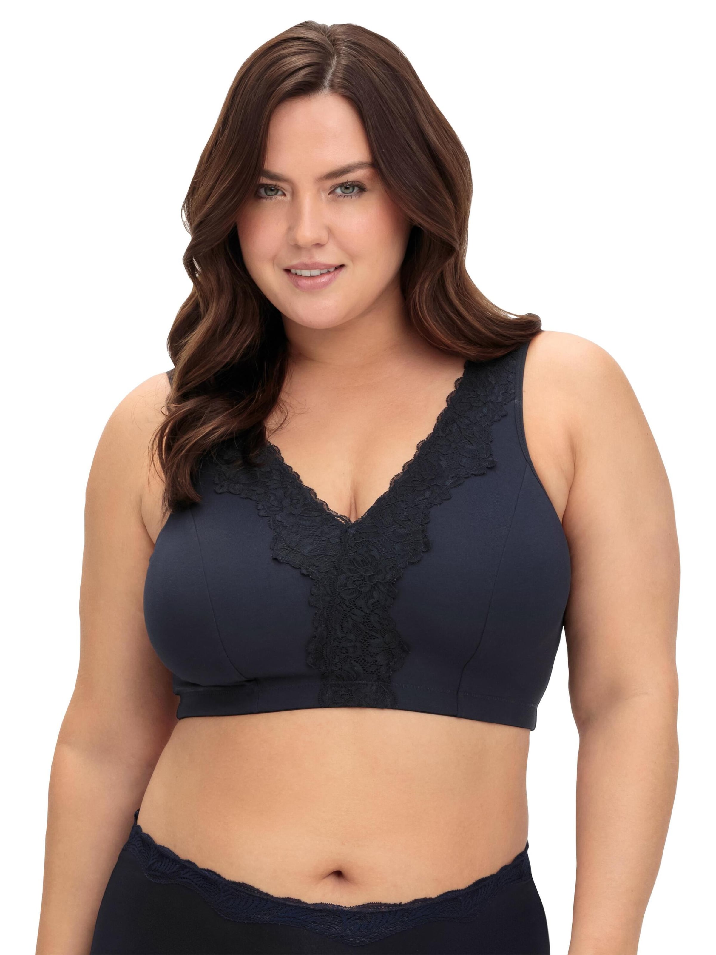 Bustieră Sutien de la SHEEGO pe albastru: față