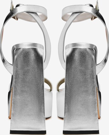 CESARE GASPARI Sandals in Silver