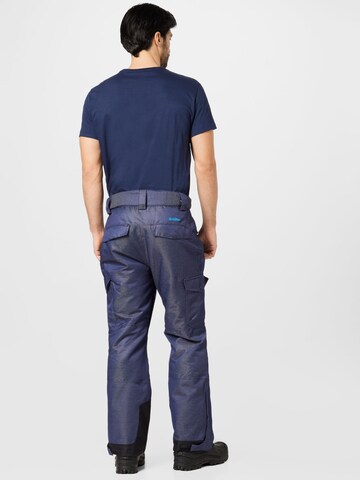 KILLTEC Regular Outdoor Pants 'Combloux' in Blue