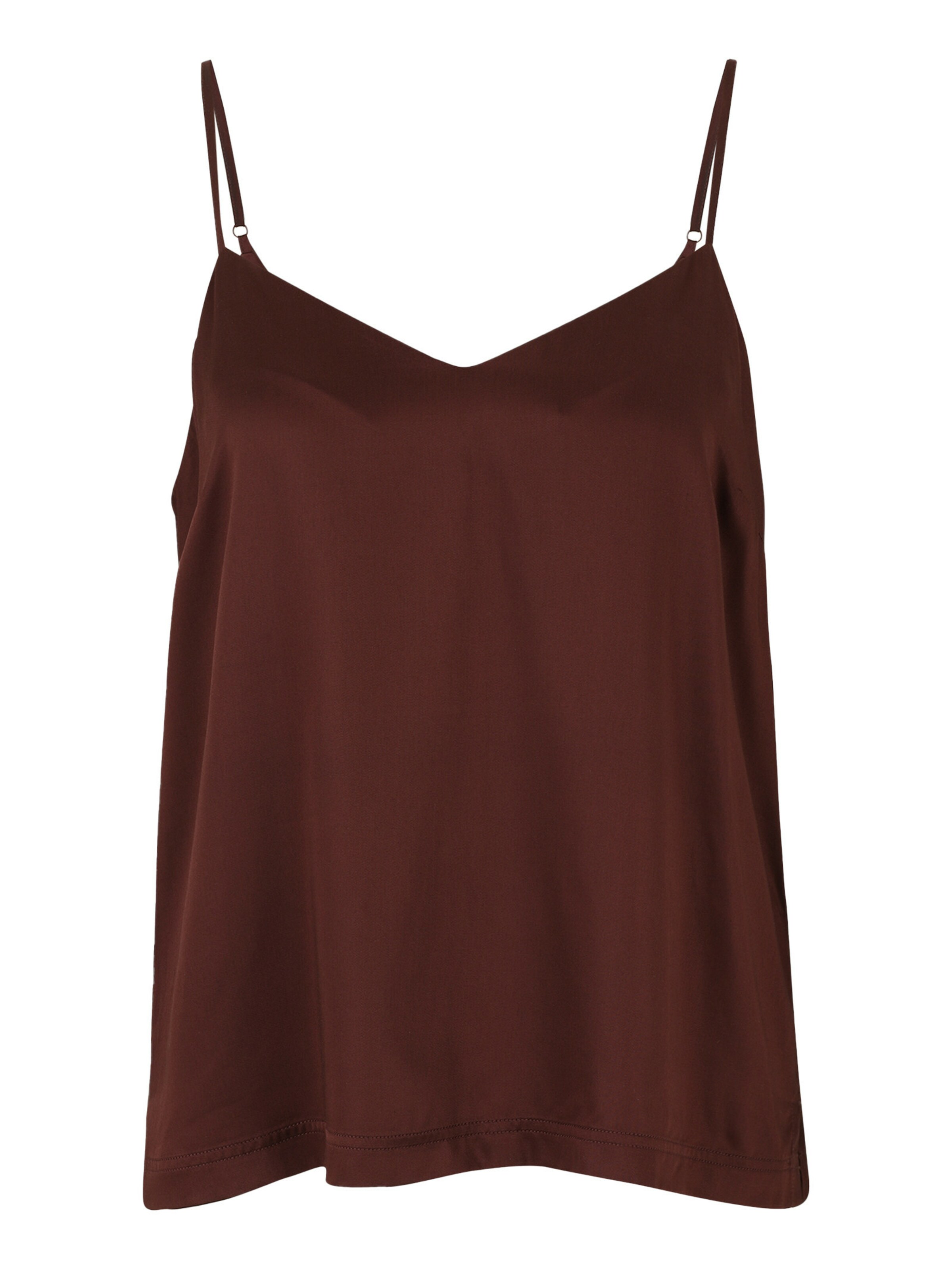 Les Lunes Pyjamahemd in Braun: Vorderseite