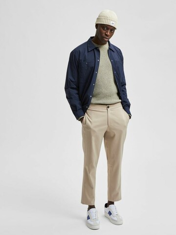 SELECTED HOMME Slim fit Chino Pants 'Dann' in Beige