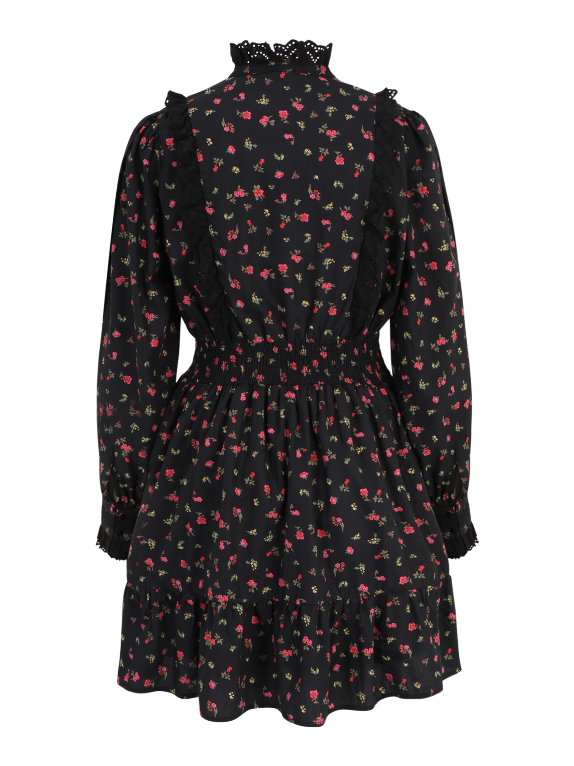 YAS Petite Košilové šaty – černá