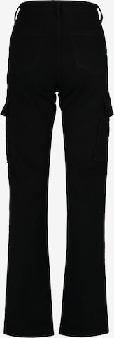 Hailys Regular Cargo Pants 'Li44v' in Black