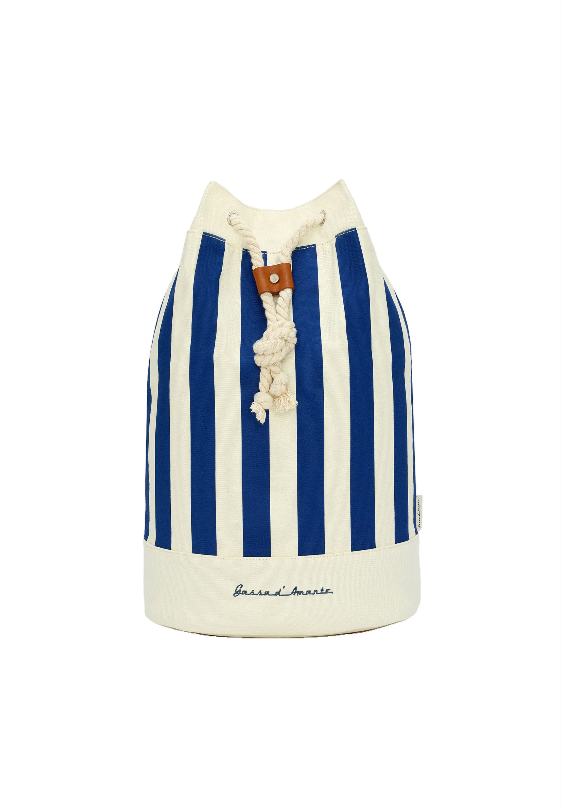 Gassa d'Amante Schoudertas 'Varigotti' in Blauw: voorkant