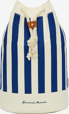 Gassa d'Amante Schoudertas 'Varigotti' in Blauw: voorkant