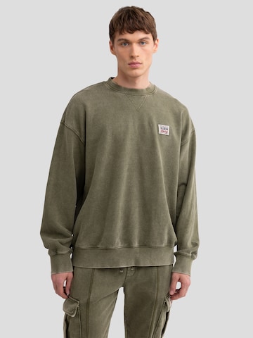 BIG STAR Sweatshirt 'CARON' in Green: front