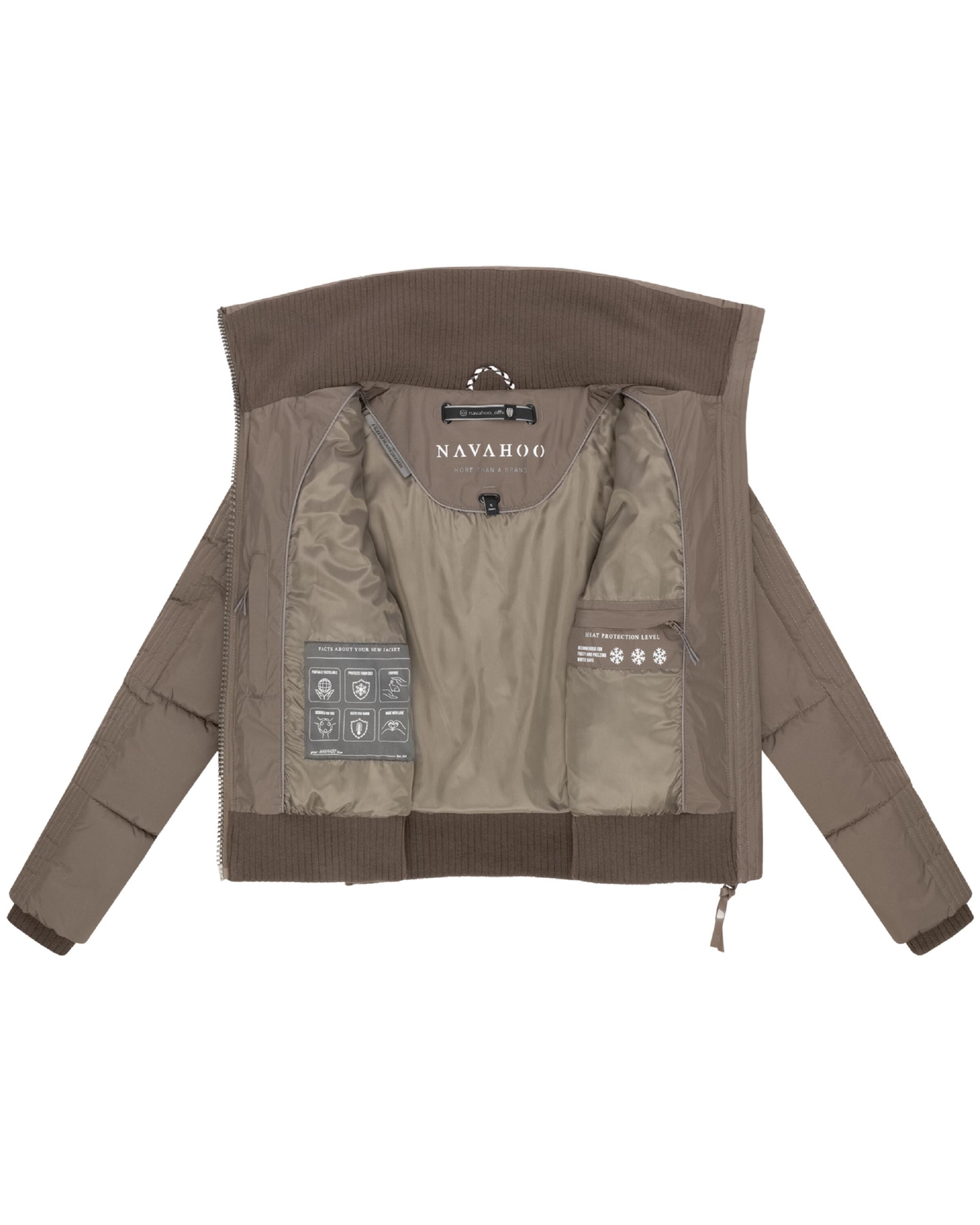 NAVAHOO Зимняя куртка в Коричневый