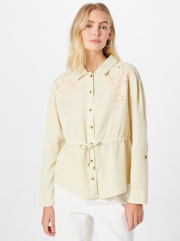 River Island Blouse in Beige: front