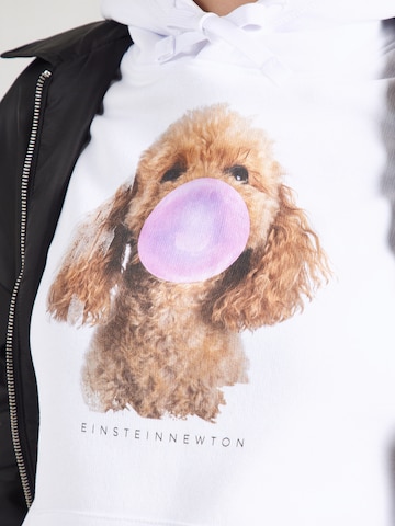 EINSTEIN & NEWTON Μπλούζα φούτερ 'Bubble Poodle' σε λευκό