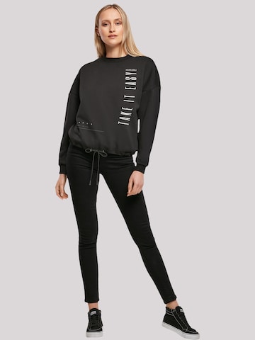 F4NT4STIC Sweatshirt 'Take It Easy' in Zwart