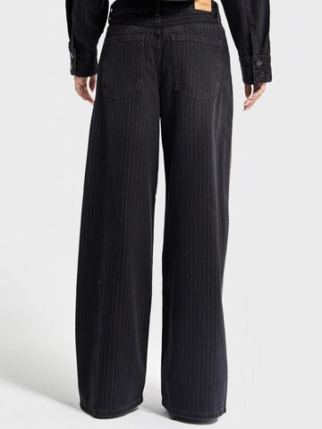 IT'S BASIC Wide leg Jeans 'Wide Low Rise Jeans' in Brown