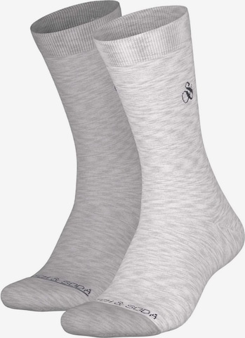SCOTCH & SODA Socks in Grey: front